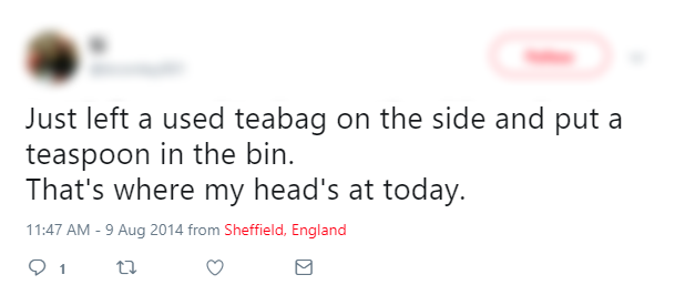 Tweet - Teabag and Spoon