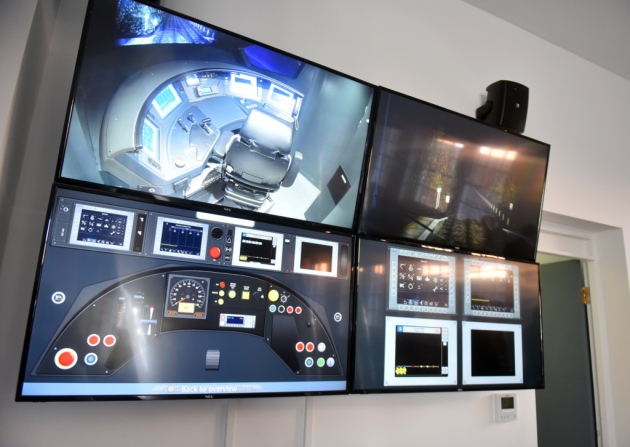 Train control simulator