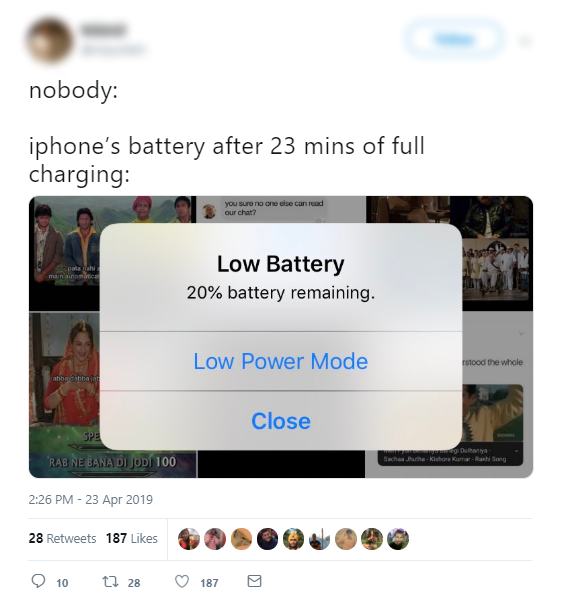 Low Battery Warning