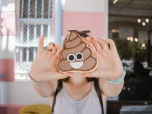 Poop Emoji Cookie